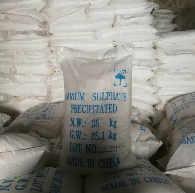 Application of barium sulfate 